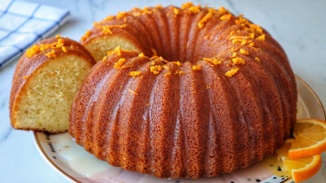 Özel Soslu Portakallı Kek